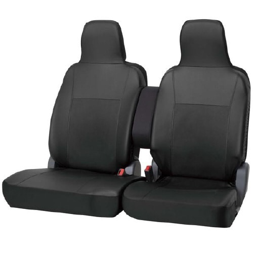 シートカバー レザーマッチ 抗菌防臭 ブラック