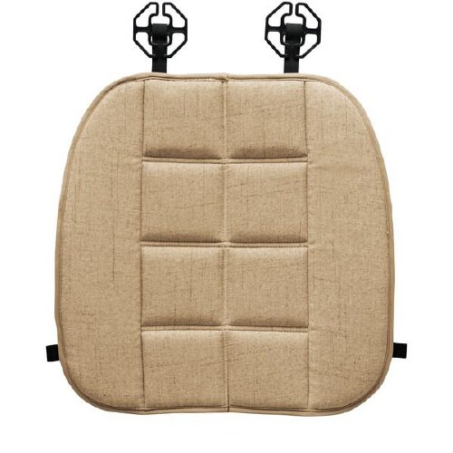 クッション 竹炭D× ヒップ型 ベージュ