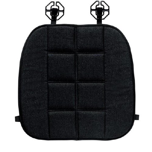 クッション 竹炭D× ヒップ型 ブラック