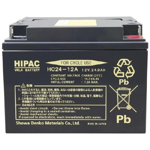 制御弁式鉛蓄電池 電動車・産業用バッテリー