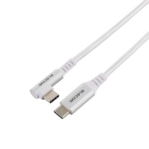 Type−Cケーブル(CtoC)1m L字 白