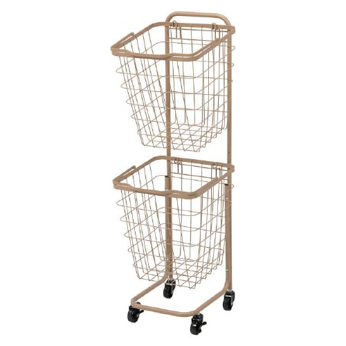 2段ランドリーラック(角型)