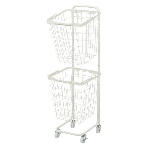 2段ランドリーラック(角型)