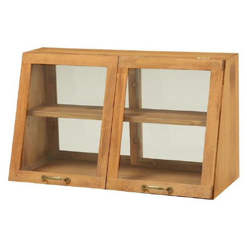 カウンター上ガラスケース