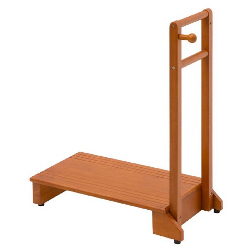 手すり付き玄関踏み台(片側手すり)