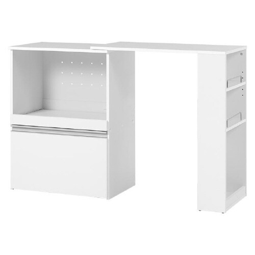 伸縮キッチンカウンター(収納庫タイプ)