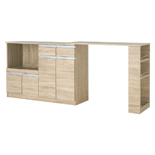 伸縮キッチンカウンター