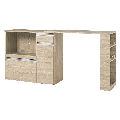 伸縮キッチンカウンター(収納庫タイプ)