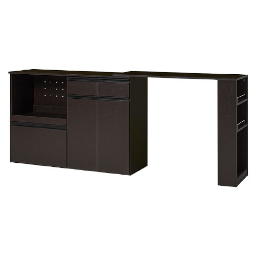 伸縮キッチンカウンター(収納庫タイプ)