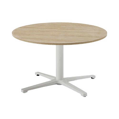 REVミ−ティングロ−テーブル丸750天板FO脚W