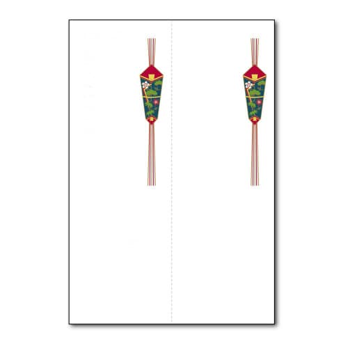 ノシ付ハガキ判50枚(100片×5