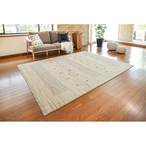 折り畳めるウィルトンラグ RAKKAS ジャルダン