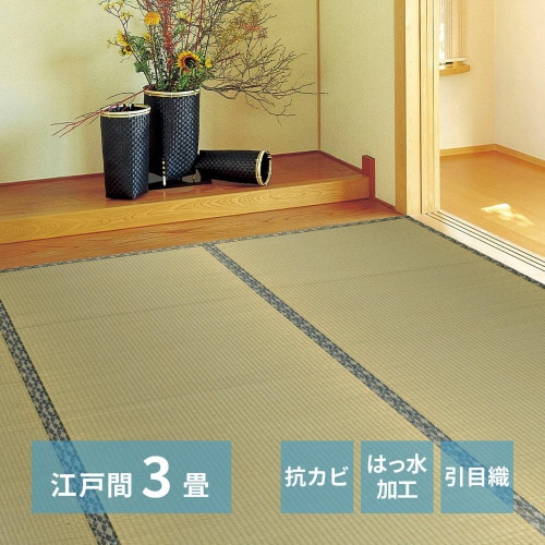 い草カーペット 白馬(はくば) 江戸間3畳