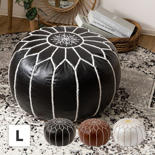 合皮のモロッカンプフ Lサイズ