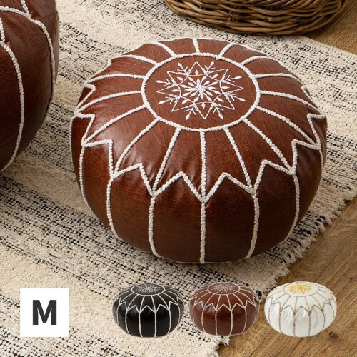 合皮のモロッカンプフ Mサイズ