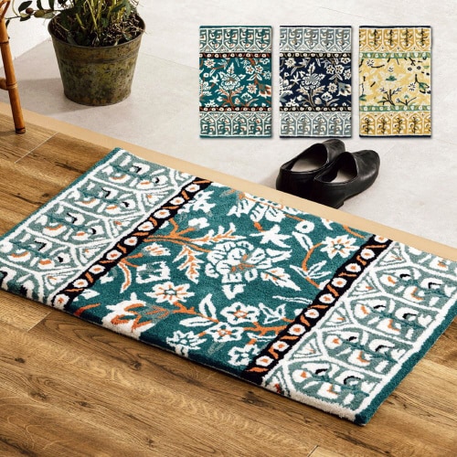 ウール100%の手づくりラグマット ポタリー