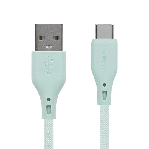 シリコン製USB A−USB Cケーブル