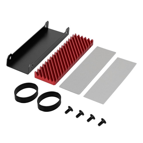 M.2SSD用アルミ製両面ヒートシンク