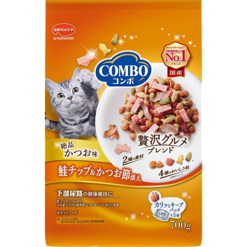 コンボ キャット かつお味・鮭チップ・か