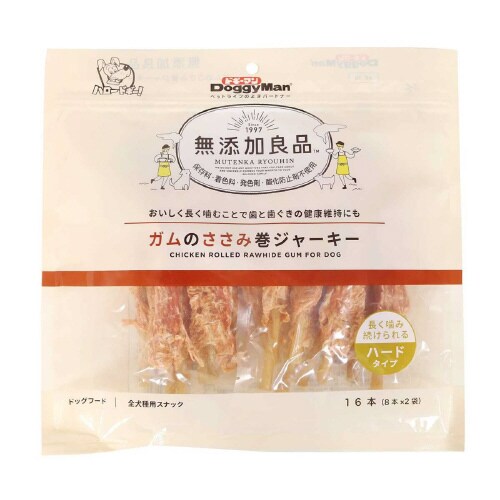 無添加良品 ガムのささみ巻ジャーキー