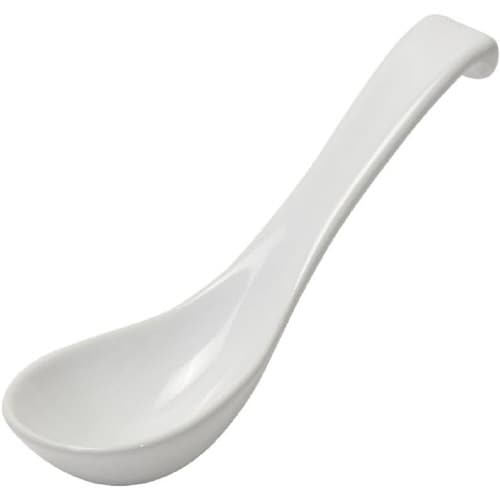 陶磁器レンゲスプーン ホワイト×5