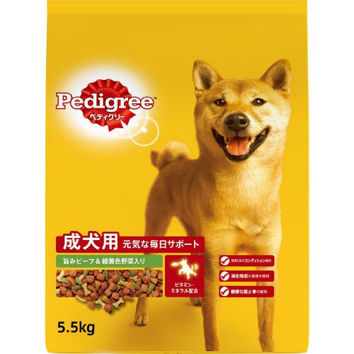 ペディグリー 成犬用 旨みビーフ&緑黄色