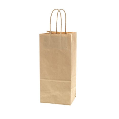 Dカップバッグ 1個用 未晒無地 25枚×20