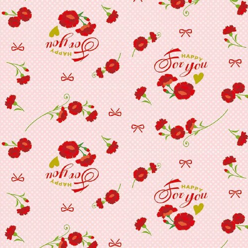 包装紙 半才 ハッピーカーネ 50枚×3