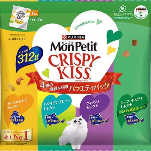 モンプチ クリスピーキッス バラエティパ×8