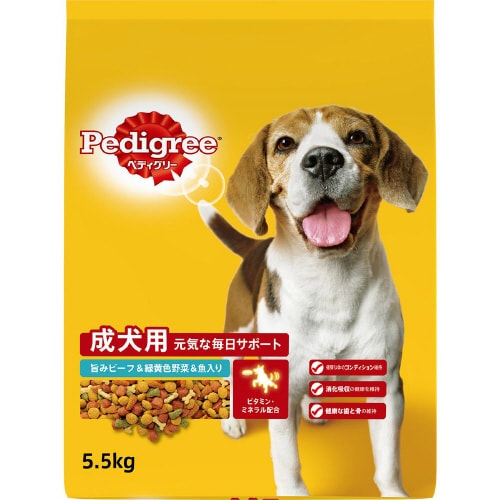 ペディグリー 成犬用 旨みビーフ&緑黄色