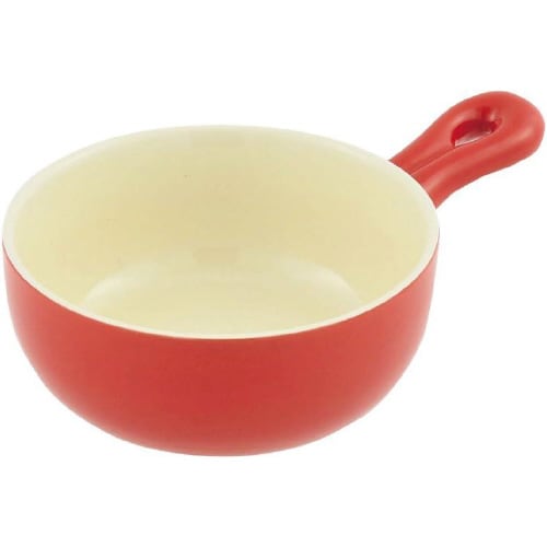 オーブンシェフ 耐熱手付き深皿15cm レッド×3