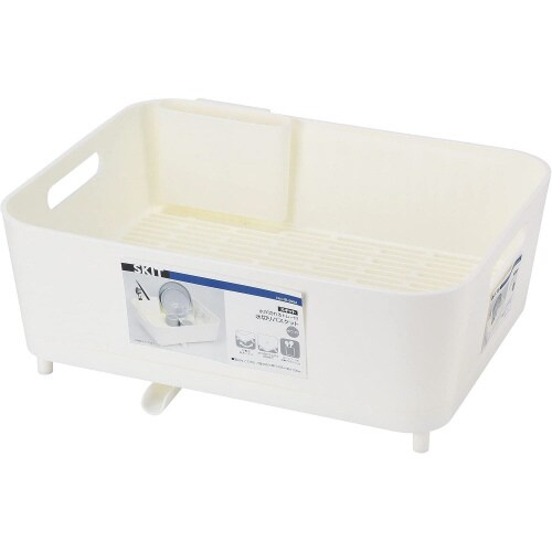 水切りバスケット 水が流れるトレー付