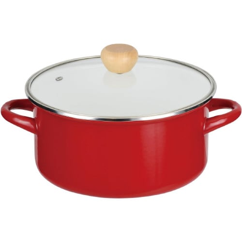 アミュレット ホーロー両手鍋 22cm