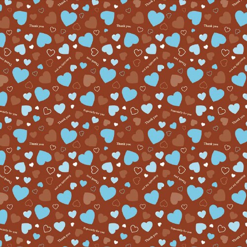 包装紙 半才 メルティハートB 50枚×3