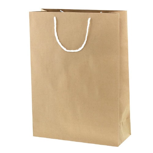 T型チャームバッグ 大判 未晒無地 50枚×4