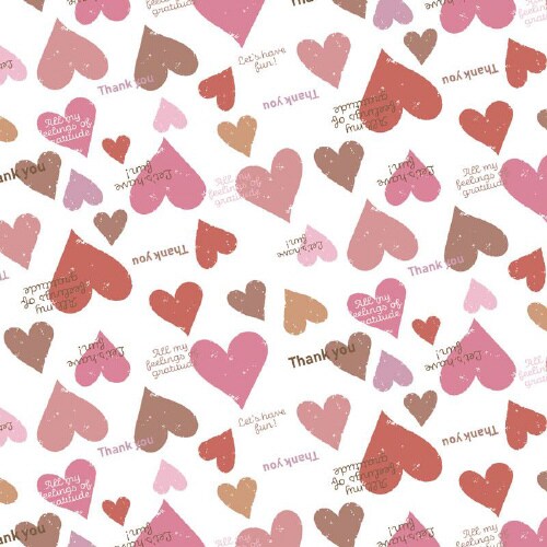 包装紙 半才 スモーキーハートP 50枚×3