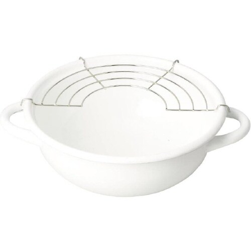 ブランキッチン ホーロー天ぷら鍋 20cm