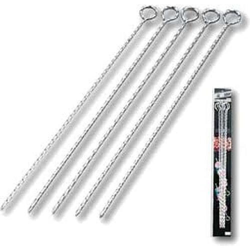 共柄バーベキュー串 スパイラル 5本組×2