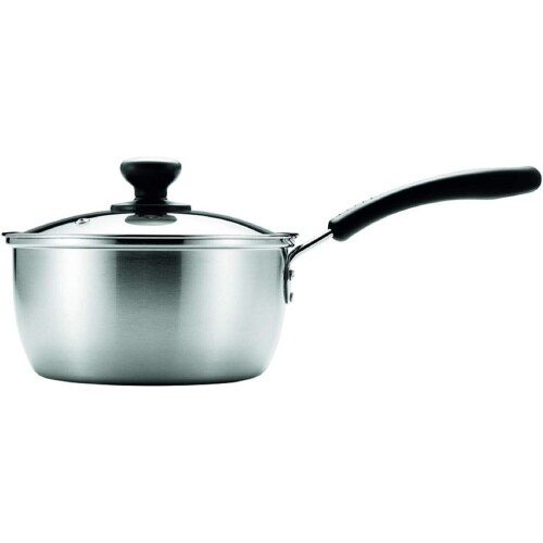 ガラス蓋付 片手鍋 18cm