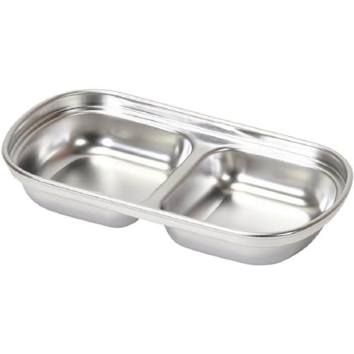 韓味家 タレ・薬味仕切り皿 2連×3