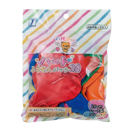 ハート風船パック30 30個×12