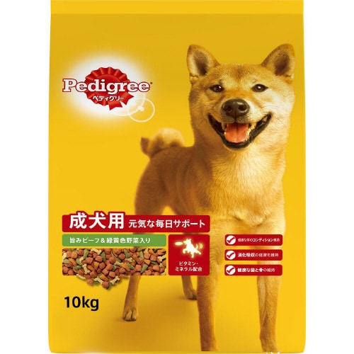 ペディグリー 成犬用 旨みビーフ&緑黄色