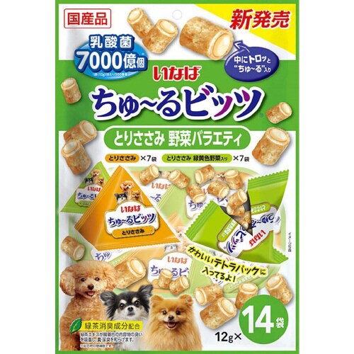 いなば ちゅーるビッツ とりささみ 野菜