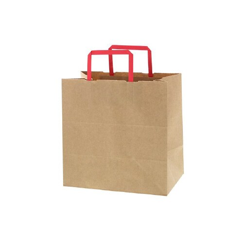 H25チャームバッグE判未晒無地赤紐50枚×4