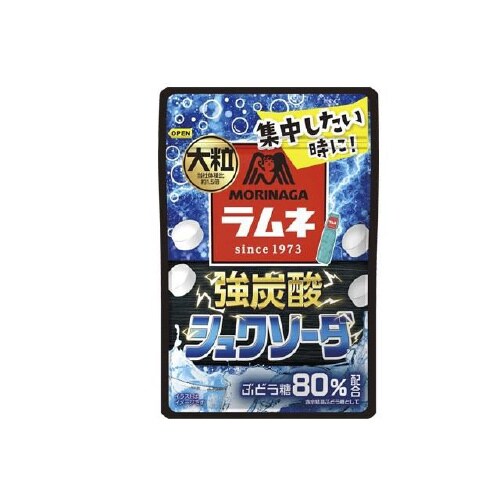 大粒ラムネ 強炭酸シュワソーダ 25gx10