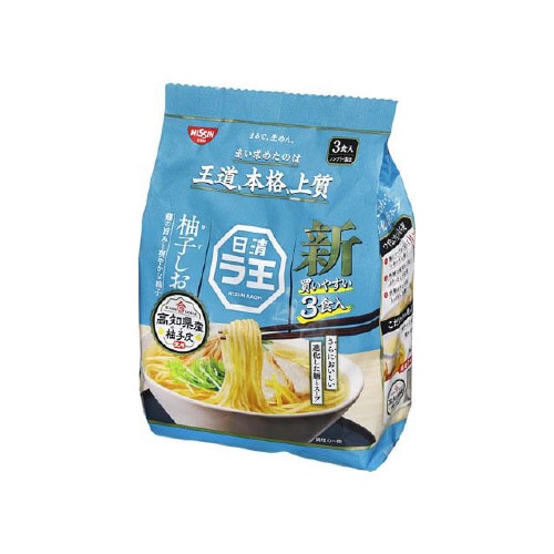 ラ王 柚子しお 3食パック 93gx3袋x9