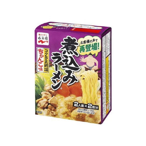 永谷園 煮込ラーメン 鶏塩ちゃんこ味 284gx4