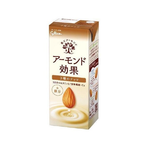 グリコ アーモンド効果 3種のナッツ 200X24