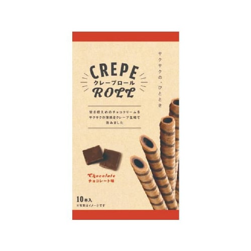 クレープロールチョコレート味 10本x10