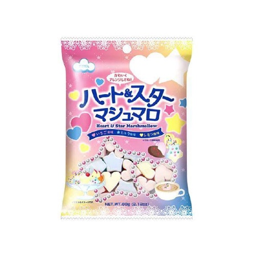 エイワ ハート&スターマシュマロ 60gx12